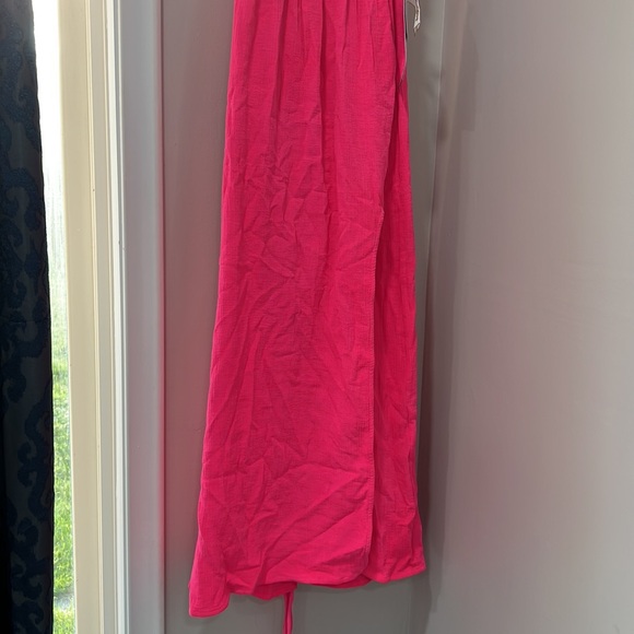 Sundress Sybille Dress in Cotton Gauze Fuchsia - Picture 5 of 9
